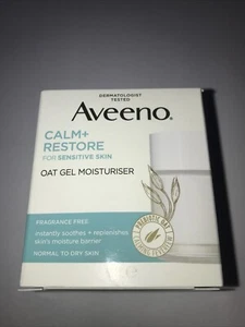 Aveeno Face Calm+Restore Oat Gel Moisturiser Face Moisturiser - 50ML - Picture 1 of 1