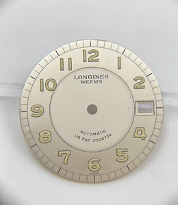 Longines Weems automático vintage genuino esfera plateada de 27,5 mm Ref. L2.608.4 - Imagen 1 de 9