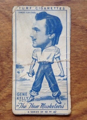 CARRERAS (TURF) - FAMOUS FILM STARS - #42 GENE KELLY. Free UK Postage - Image 1 of 3