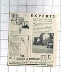 1935 W J Alcock And Company Hastings Street Calcutta Technical Engineering