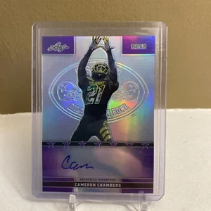 2016 Leaf All-American Cameron Chambers #16/20 Purple Autograph Auto Michigan St - Picture 1 of 1