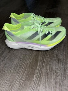 Adidas Adios Pro 3 Running Shoes IG6445 Green Spark Lemon Mens 11 - Picture 1 of 13