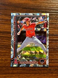 2025 Topps Jack Kochanowicz Los Angeles Angels Base RC Diamante Foil Parallel 17 - Picture 1 of 2