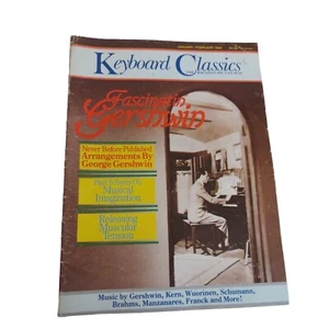 Keyboard Classics Magazine Jan/Feb 1984 George Gershwin Kern Wuorinen Schumann - Picture 1 of 7