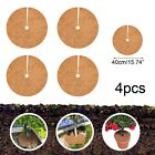 Easy to Trim Coconut Mulch Rings for Neat and Tidy Plant Arrangement Pack of 4