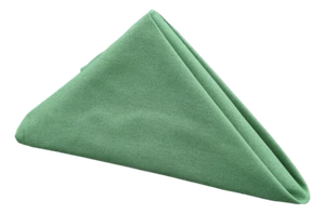 Cloth Table Napkins Linens 20 x 20 - Easy Care 100% Spun Poly - Green - Picture 1 of 5