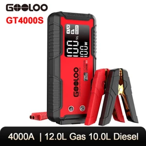 GOOLOO Jump Starter 4000A Portable 12 Volt Car battery Heavy Duty High Booster - Picture 1 of 9