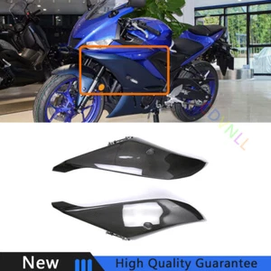 Panel lateral delantero de fibra de carbono seco para moto Yamaha R3 2022-2024 reemplazar moldura - Imagen 1 de 6