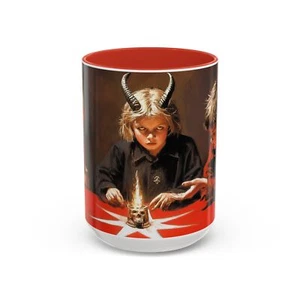 Taza de café demoníaca para niños, regalos únicos para amantes del terror, regalo oculto, - Imagen 1 de 13