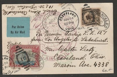 U.S.A. 1924, "Round the world flight", nice card in very fine condition. - Image 1 of 2