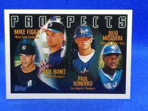 1996 Topps Prospects #432 Mike Figga, Raul Ibanez, Paul Konerko, Julio Mosquera