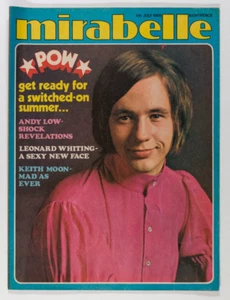 Andy Fairweather Low LEONARD WHITING Keith Moon MIRABELLE magazine July 1969 Who - Picture 1 of 6