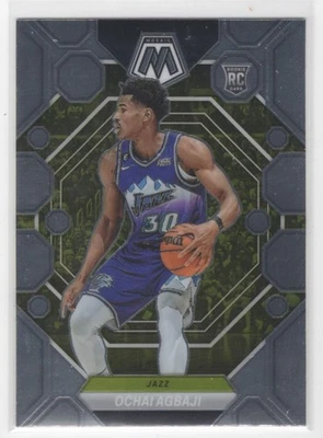 #208 Ochai Agbaji 2022-23 Panini Mosaic RC Utah Jazz - Image 1 of 2
