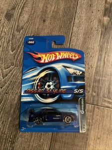 Hot Wheels 2006 Dropstars 5/5 Nissan Skyline R32 GT-R in Dk Blue mit OH5 Wheels - Bild 1 von 4