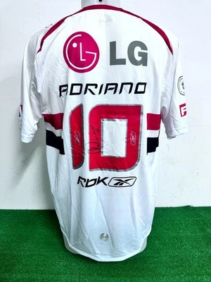 MAGLIA SAO PAULO ADRIANO MATCH WORN UNWASHED SHIRT JERSEY CAMISETA 2007/2008 COA - Immagine 1 di 4