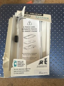 Pelican Voyager Magnetic Series Apple iPhone 15 Pro Clear MagSafe/Holster - Photo 1 sur 7