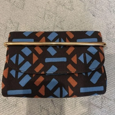 Bolso clutch Marni multicolor patrón geométrico vintage para mujer de Japón usado Foto 1 de 4