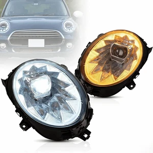 VOLL LED Scheinwerfer für Mini Cooper F54 F55 F56 2014-2021 dynamsich chrom - Bild 1 von 6