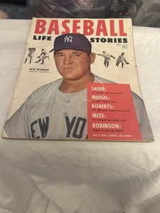 1953 Baseball Lebensgeschichten Magazin Allie Reynolds Cover Sehr guter/sehr guter Zustand Nolabel - Bild 1 von 2