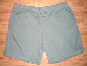 Pantalones cortos de punto Athletic Works para mujer talla XL (16/18) verde oliva con bolsillos - Imagen 1 de 3