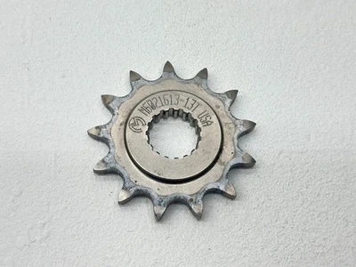 Honda CR250R 1989 piñón delantero engranaje de transmisión de 13 dientes acero moto de tierra CR 250R Foto 1 de 3