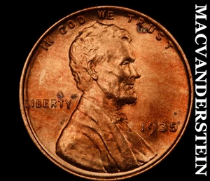 Centavo de trigo Lincoln 1935 - gema de elección brillante sin circular brillante #D8157 - Imagen 1 de 2