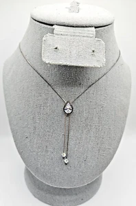 NWT Artisan Noa Zuman clear Sterling Silver .925 Necklace 16” - Picture 1 of 7