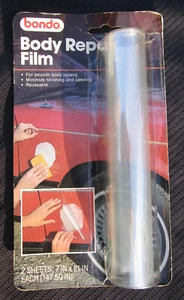 New bondo BODY REPAIR FILM 2 Sheets: 7" x 21" for smooth body repairs No. 939 - Picture 1 of 9
