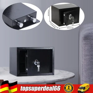 Caja fuerte para muebles caja fuerte de pared mecánica segura caja fuerte de pared con llave Wall Safe 6,4 L - Imagen 1 de 14