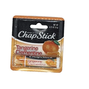 Bálsamo labial sabor mandarina clementina CHAPSTICK nuevo y sellado difícil de encontrar, 0,15 onzas - Imagen 1 de 4
