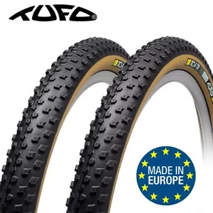 2x 29 inch x 2.25 Tubeless Ready MTB Tyres Tanwall 29 inch XC Tufo EU Made - Foto 1 di 6