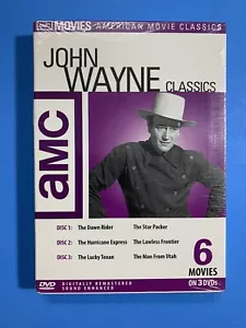 AMC Movies: 6 John Wayne Classics (3-DVD, 2004) NEW - Picture 1 of 4