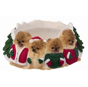 Pomeranian Holiday Kerzenaufsatz Ring - Bild 1 von 1