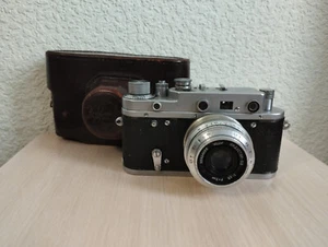 ๐บ๐ฆ Zorki-2C rangefinder camera Soviet Russian Leica Industar-50 lens - Picture 1 of 12