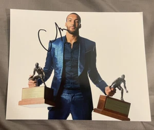 Rudy Gobert Signed 8x10 Utah Jazz Photo NBA DPOY All Star Proof - Picture 1 of 2