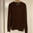 Allsaints Mode Merino Wool Crew Neck Pullover Sweater Large Mens Red Baselayer