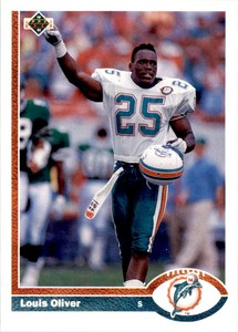 1991 Upper Deck Louis Oliver Football Cards #331