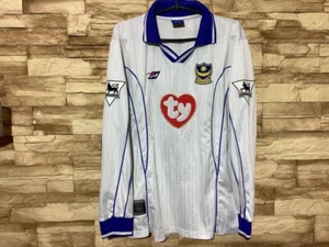 PORTSMOUTH 2003 2004 THIRD FOOTBALL SHIRT SOCCER JERSEY LONG SLEEVE POMPEY SPORT - Picture 1 of 12