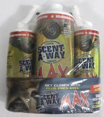 Hunters Specialties Scent-A-Way Max Odor Control Odorless Spray Pack 56 oz  - Image 1 of 4