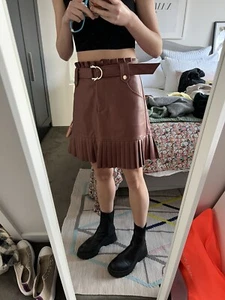 Zara pleather skirt size small - Picture 1 of 6