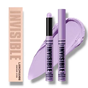 Langmanni Invisible Purple Contour Concealer Stick Makeup Lasting Waterproof - Picture 1 of 8