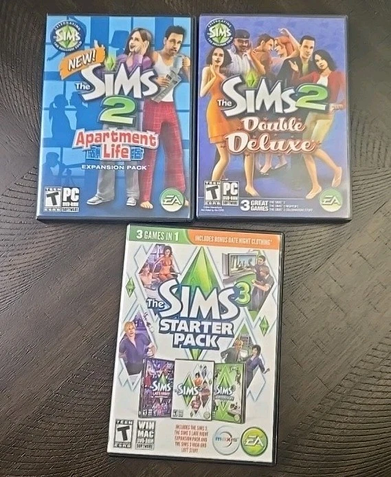 The Sims 2 Apartment Life, Double Deluxe и стартовый пакет The Sims 3. Игры для ПК - Изображение 1 из 1