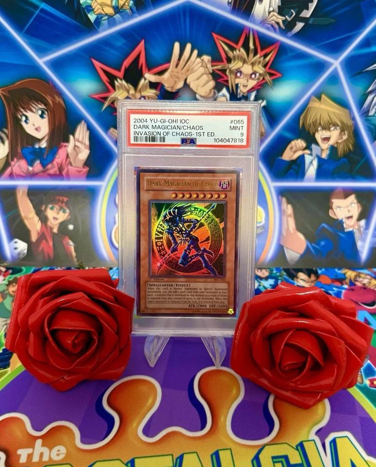 Dark Magician of Chaos IOC-065 Invasion of Chaos 1st Edition PSA 9 - Image 1 of 1
