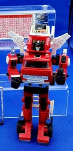 Transformers G1 Inferno 1985 Fire Engine Unused Missiles Tech Spec, Instruction - Picture 1 of 7