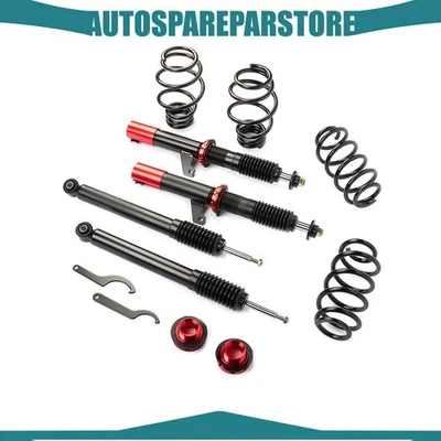 Kits de muelles Coilovers amortiguadores de altura ajustables para VW Jetta Golf GTI R MK6 suspensión Foto 1 de 4