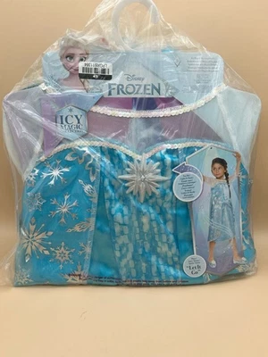 Disney Elsa Frozen Vestido de Canto Iluminado Edad 4 - 6 Niños Disfraz - Nuevo Foto 1 de 4