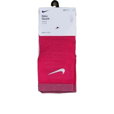 Nike Spark Ligero Tobillo Correr Calcetines Rosa Rush Hombres 8-9.5 Mujeres 9.5-11 Nuevo Foto 1 de 4