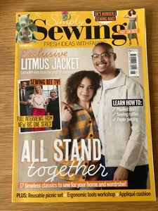 SIMPLY SEWING MAGAZINE Issue 95 PLUS 2 patterns - very good condition - Picture 1 of 3