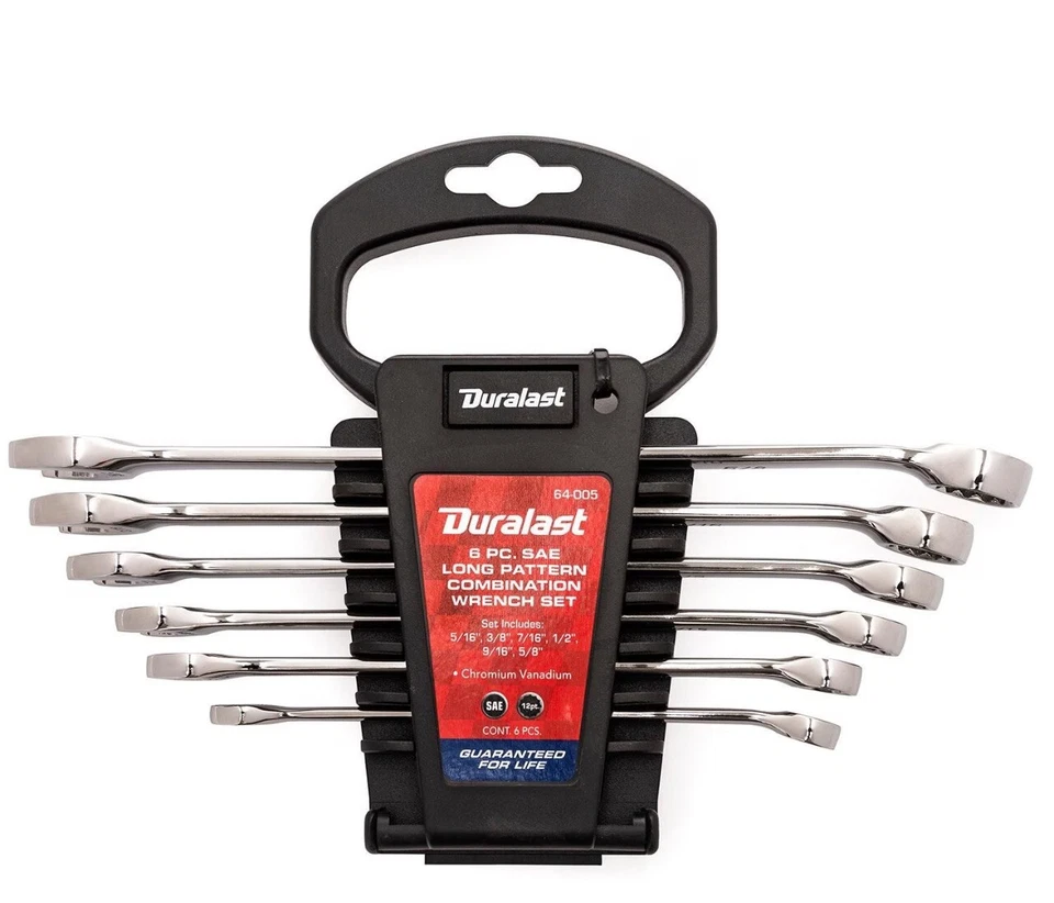 Duralast 6 Piece Combination SAE Wrench Set 64-005 - Image 1 of 1