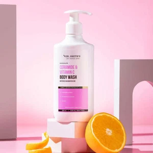 Dr.Sheth's ceramida y vitamina C lavado corporal - |iluminador e hidratante | 250 ml - Imagen 1 de 3